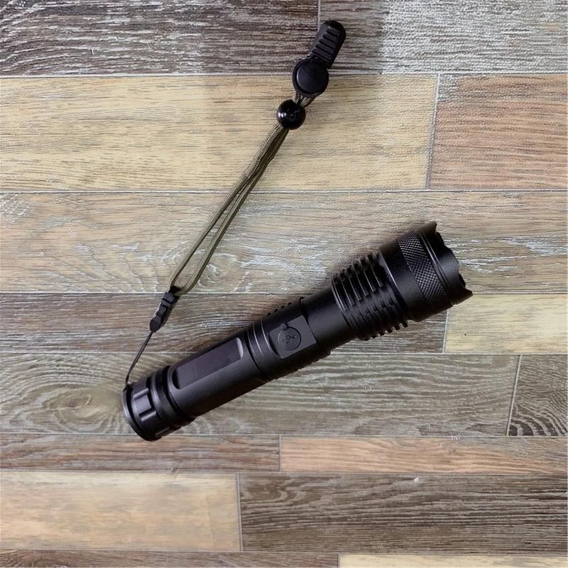 Ultra Bright Tactical Flashlight 3000lumens 5modes Zoomable Xhp50 LED Flashlight