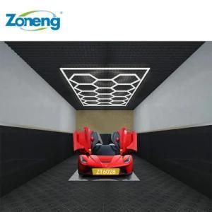 Factory Hexagon Garage Lighting LED Lights for The Showroom