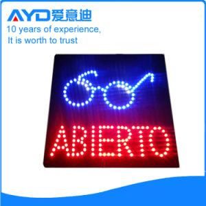 Hidly Square Waterproof Glasses LED Sign