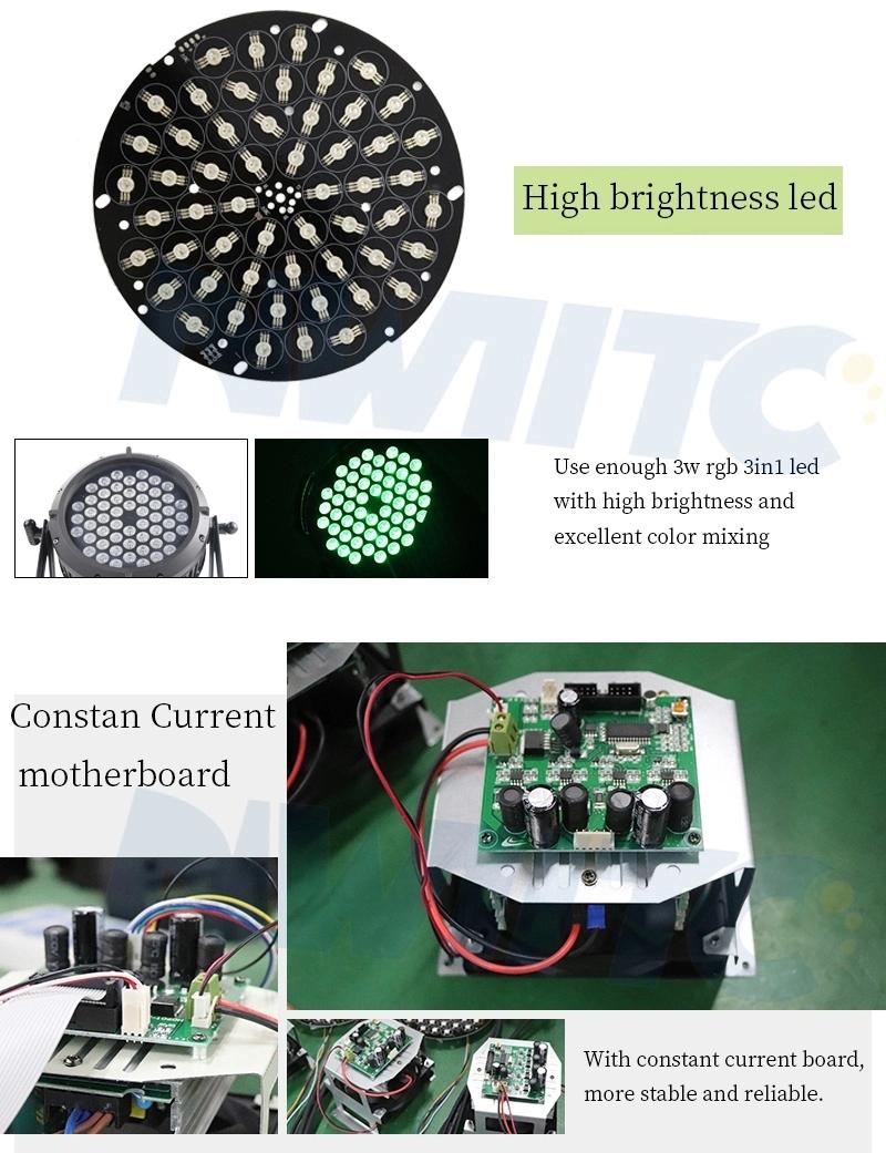 54*3W RGB 3in1 Waterproof LED PAR Stage Light