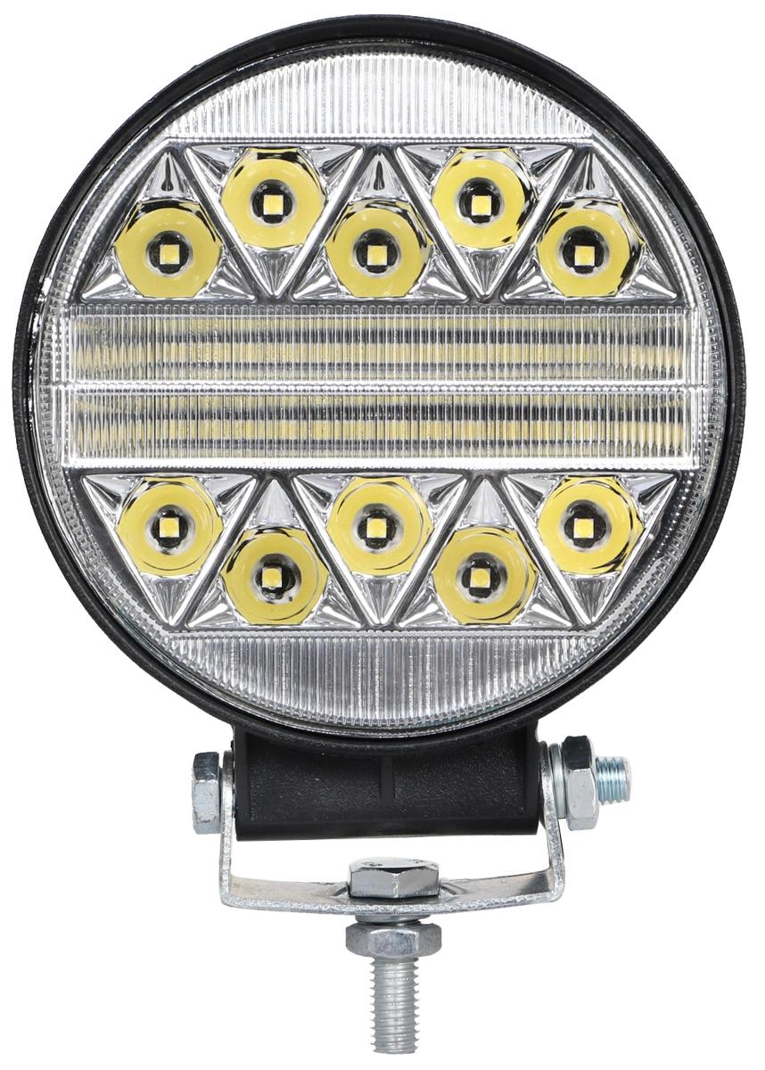 Lmusonu New Round Strobe Auto LED Work Lamp 4034yp 4.3 Inch 51W Working Light Spot Flood Beam