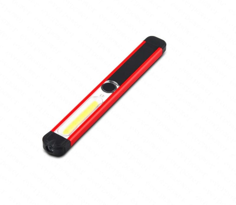 Multifuction COB Red Warning LED Torch with Magnets