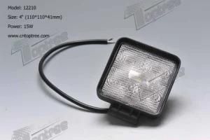 15W Super LED Work Light, Used for Heavy Duty, Golf ATV, Truck