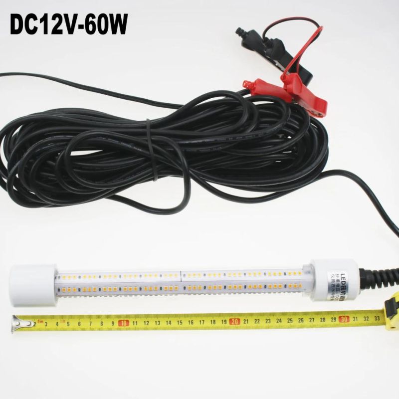 DC 12V 30W 60W 90W Wholesale Cheap Price Attractant Float Deep Drop Underwater LED Fishing Light