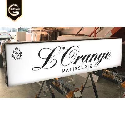 Illuminated Projecting Signage LED Sign Store Front Advertising Light Box