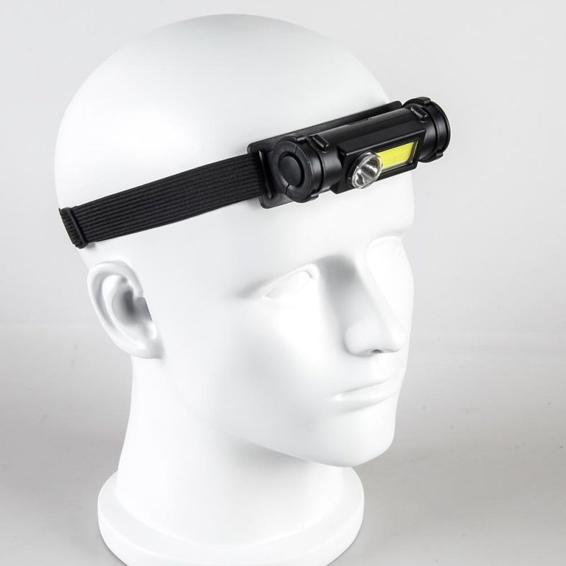 Yichen Rechargeable LED Headlamp with Dual Light Source