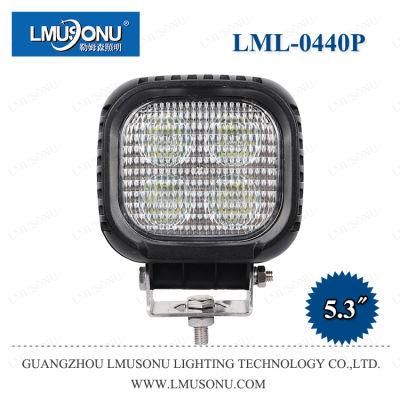 New 5.3 Inch 40W CREE 0440p Square Spot Flood Auxiliary LED Work Light for Car Truck Transport Vehicles