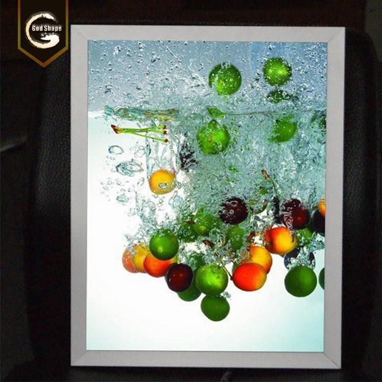 Acrylic Crystal Lightbox Menu Board Signaga Aluminum Profile Light Box