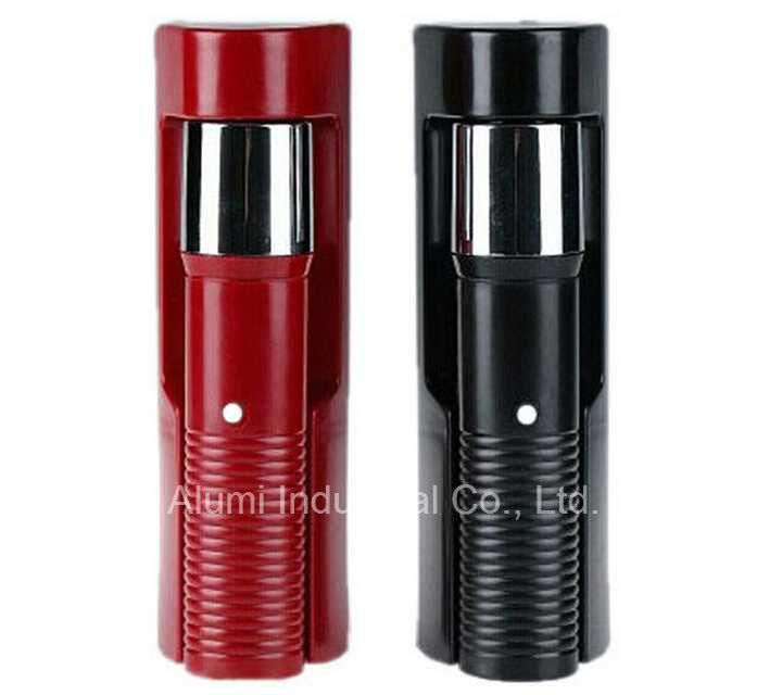 Black and Red Color Emergency Torch for Hotel Guest Room