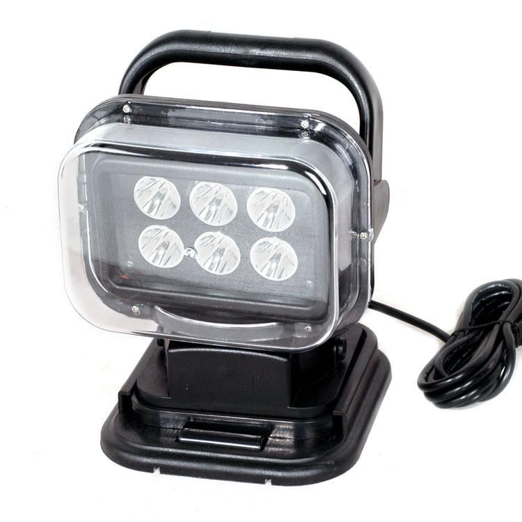 CREE 30W 7inch LED Work Lamp Remote Control Camping Search Light