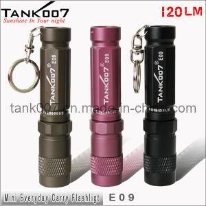 Three Modes Mini Flashlight with Key Ring (E09)