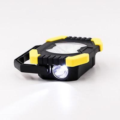 Foldable Portable Magnet Base COB Work Light with Side Light