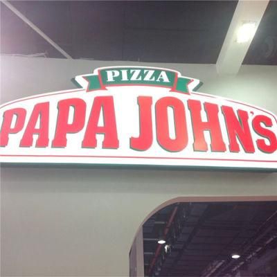 Outdoor Advertising Acrylic LED Sign Board for Pizza