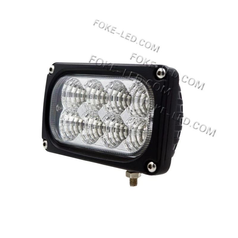 EMC Approved 5.5" 40W Waterproof Rectangle LED Agriculture Work Light