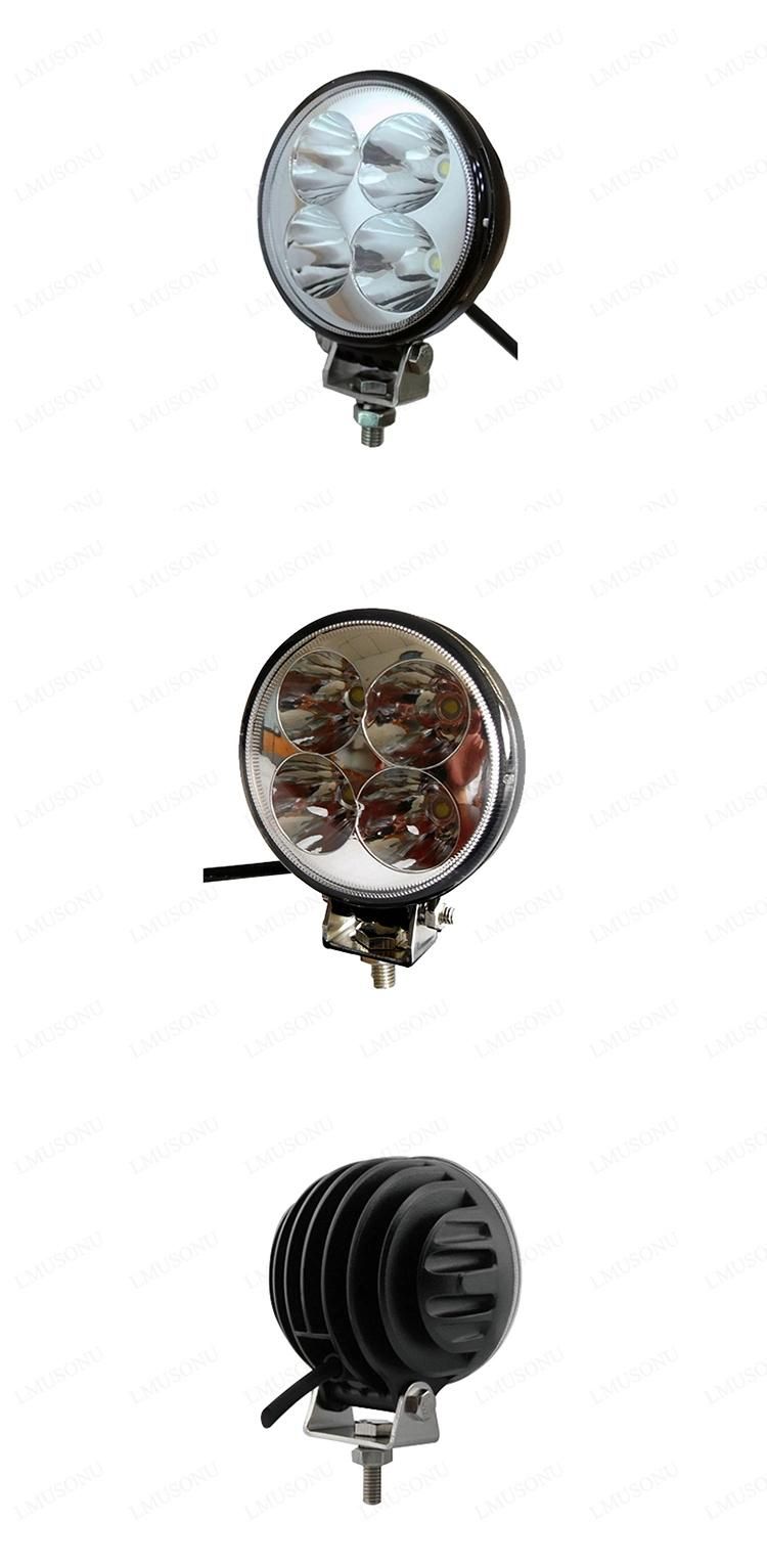 Best Selling Round 3 Inch 12W LED Auto Work Lamps for Trucks