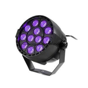 DMX512 Control 12*3W Mini PAR Cans Plastic LED Black Light UV for Stage Decoration