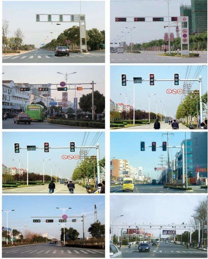 Safety Stable Customized Cheap Price Full Ball LED Traffic Light with Brackets