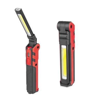 Hot Sale Folding Car Inspection Working Lamp Rechargeable Handheld 5W COB LED Work Lamp Strong Magnet Power Bank LED Work Light