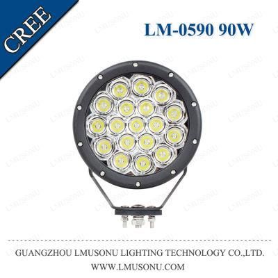 7 Inch CREE LED Car LED Auxiliary Work Light 90W