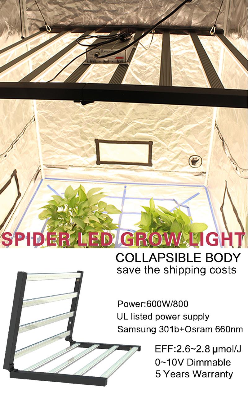 White LED and 660nm Full Red LEDs Full Spectrum for LED Indoor Plants Light 600W