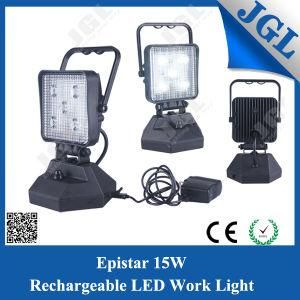 Big Capacity Rechargeable CREE LED Work Light with 15W Power