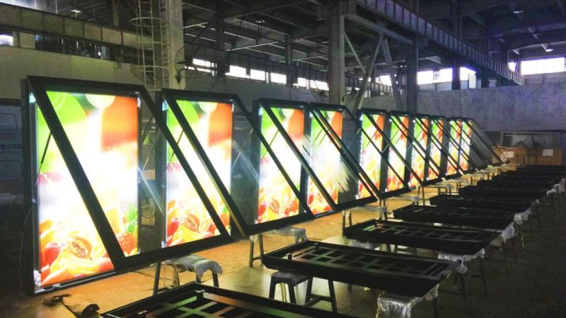 Indoor High Quality Advertising Wall Mounted Scrolling LED Light Box for Sale