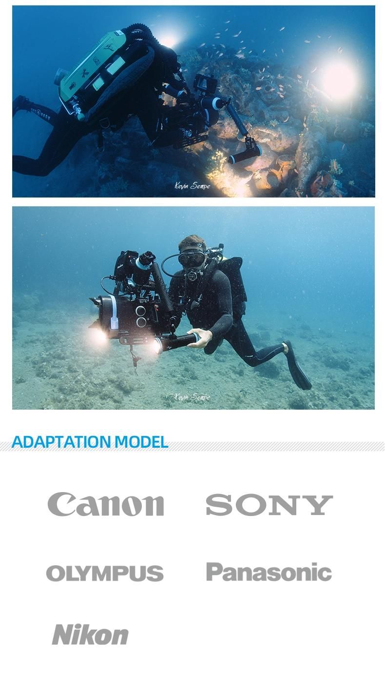 Ocean Deep Sea Underwater Waterproof Compatible Camera Lens with Wide Focus Range