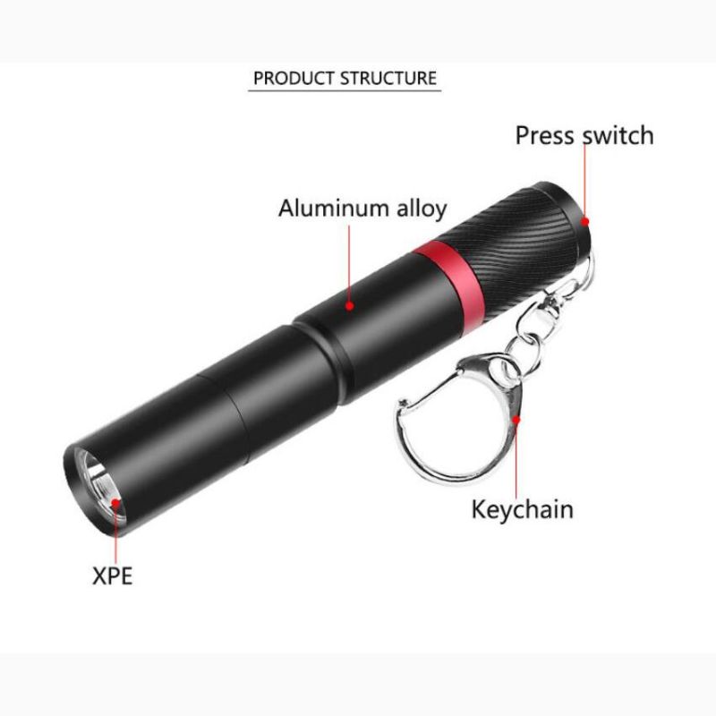 Wholesale Mini Pocket Flashlight Portable Keychain Light Mini Tactical Torch for Dentist Camping Hiking with 3 Flash Modes Mini Medical LED Flashlight