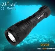 Brinyte Div05 CREE Xml U2 Rechargeable LED Underwater Light in China