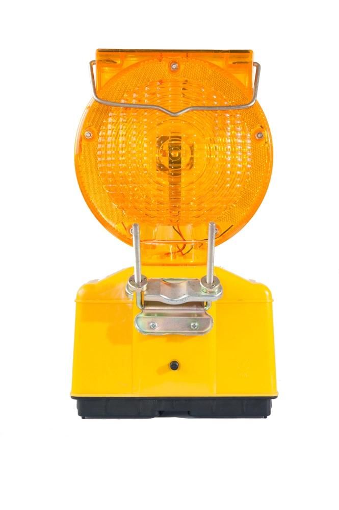 Solar Warning Light with Retractable Battery (S-1317)