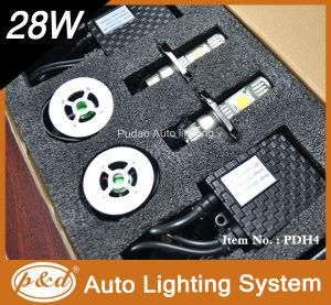New H4 Hi/Low 24W/28W 2400lm LED Car Headlight