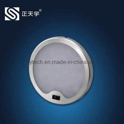 Hot-Selling DC 12V Aluminum 3W LED Motion Sensor Puck Counter/Wardrobe/Kitchen/Shoe/Showcase Cabinet Lighting