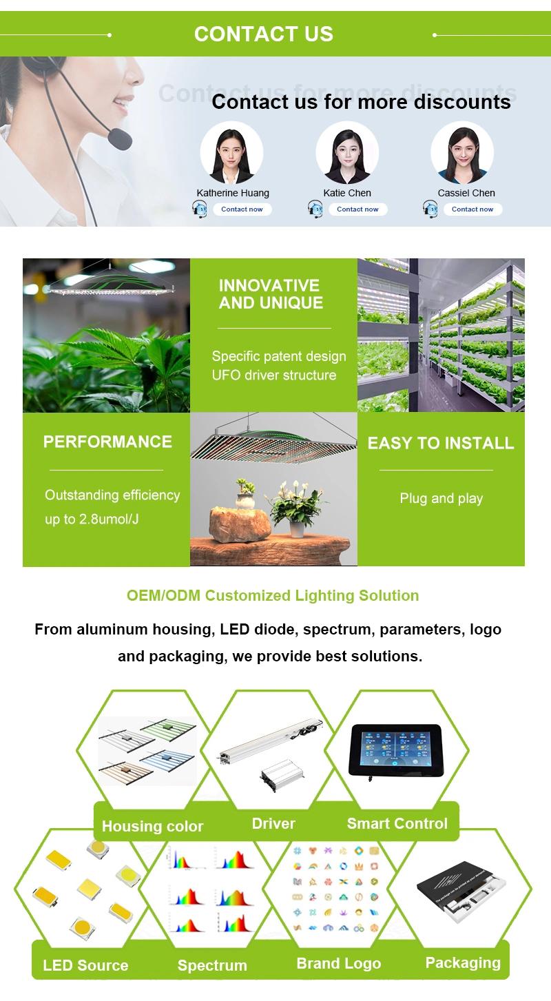 Commercial Indoor Medical Planting Hydroponic LED Grow Light LED Grow Light Spectrum Samsung Grow