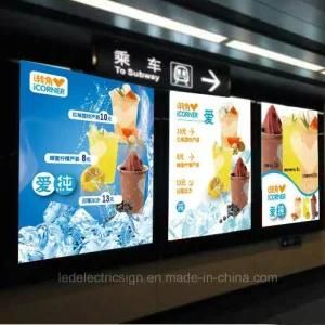 Outdoor LED Scrolling System Advertising for Light Box