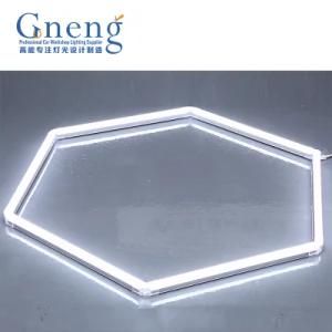 Factory Sell Luxury Hexagonal Ceiling Light LED Detailing Light for Car Showroom
