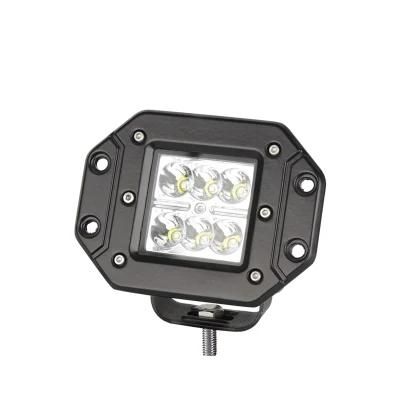High Intensity Accessories 4.8&quot; Spot/Flood 12/24V 24W LED Tractor Working Lights for Offroad Jeep 4X4