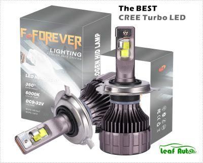 Kit Lampada Farol T1 Turboled Super Bright Focos LED Driving Light 10000lm 60W Kit De Luces LED Car Bombillo Luz LED CREE LED Headlight