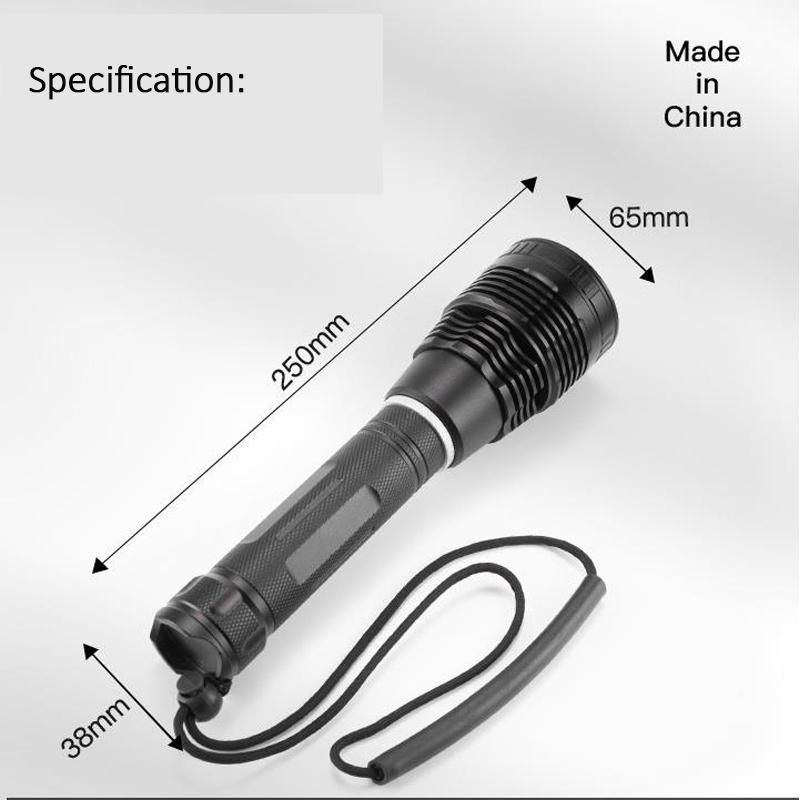 30W Xhp70 LED Aluminum Waterproof Underwater Sea Diving Torch Light