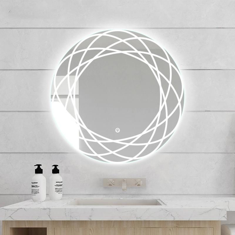 Bathroom Makeup LED Three-Color Touch Mirror Light