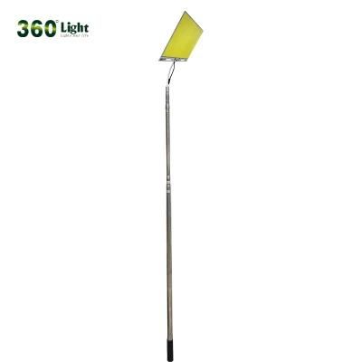 Conpex Outdoor Activities Fishing Lighting DC 12V Dual Color Telescopic Rod Stand Lantern LED Camping Light