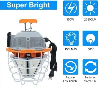 Chinese Factory Wholesale 120W LED Temporary Work Light with Hook