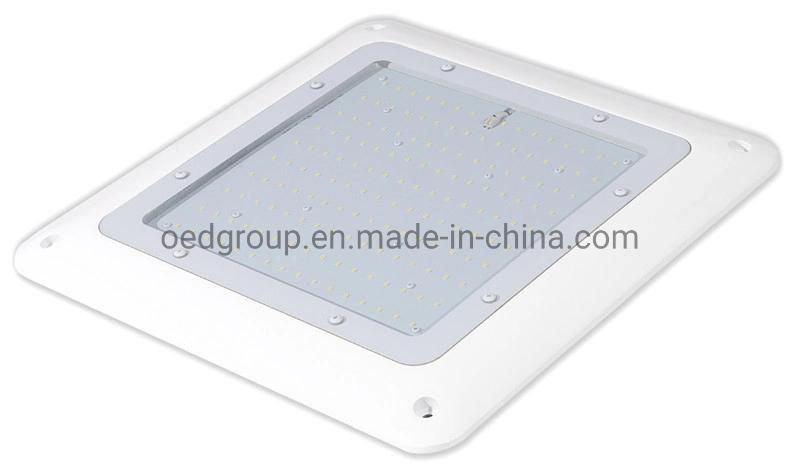 Weather Proof IP65 150W Surface Mounted 3030SMD LED Canopy Light 5700K IP65 Recessed Gas Station Lighting