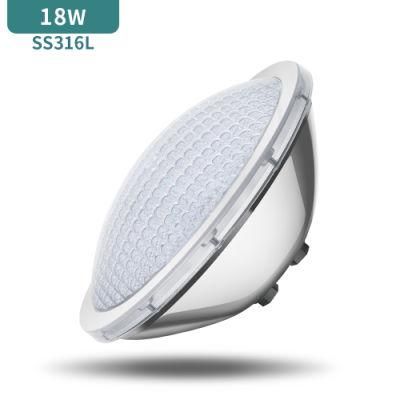 18W Warm White IP68 Structure Waterproof PAR56 LED Pool Light