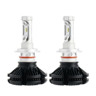 Luces LED H1 H3 H4 H7 H11 880 9005 50W High Power LED Headlight 6000lm Bombillos X3 Series Auto Lamps