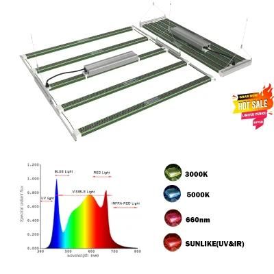 Spydr Type New Designing Full Spectrum 1000W LED Plant Grow Lights for Indoors Plants Pvisung Grow Light 730W LED Grow Light