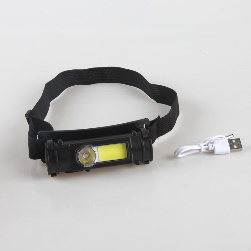 Yichen Rechargeable LED Headlamp with Dual Light Source