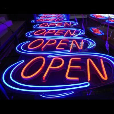 Factory Wholesale Custom LED Neon Flex Open Signage for Shop Window Decoration