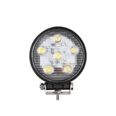 Ultra Durable 18W 12V 24V Round 4&quot; Epistar Spot/Flood LED Car Light for Offroad Automotive