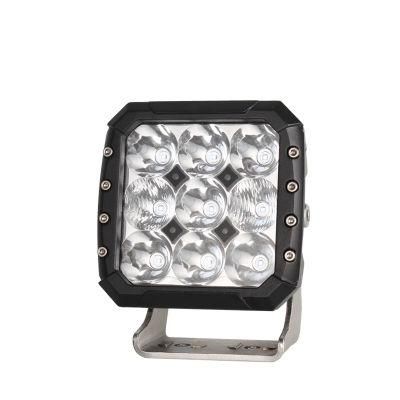 Square 9LED 27W 4.2inch Square CREE LED Work Light for Car Auto Offroad 4X4 SUV ATV