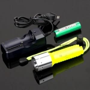 Rechargeable LED Flashlight with Li-ion Battery